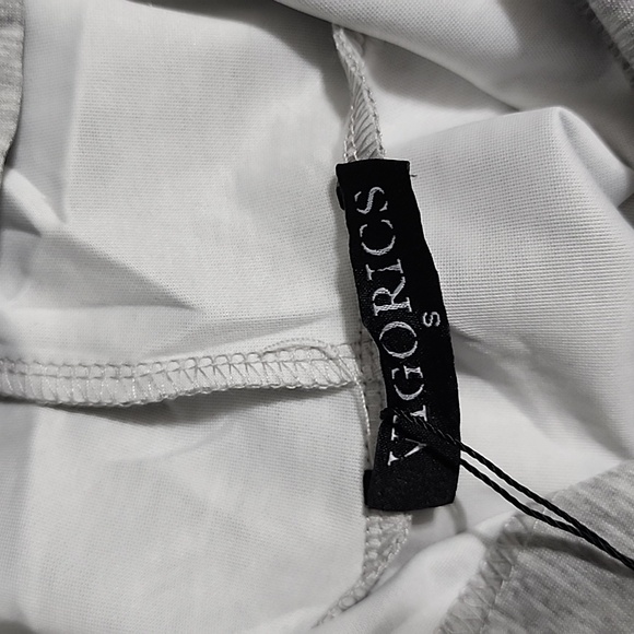 Vigorics Exercise Shorts & Hoodie Set, Women's Small, Gray. Shirred/gathere arms - Picture 9 of 11